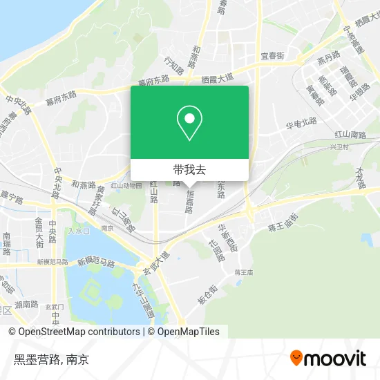 黑墨营路地图