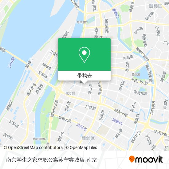 南京学生之家求职公寓苏宁睿城店地图