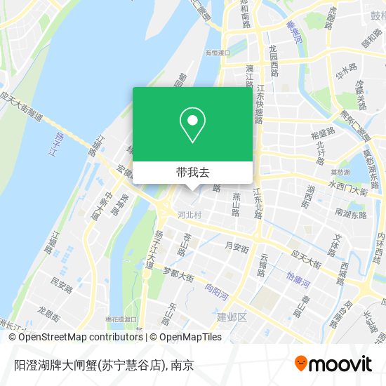 阳澄湖牌大闸蟹(苏宁慧谷店)地图