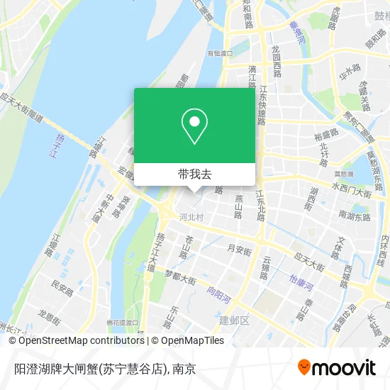 阳澄湖牌大闸蟹(苏宁慧谷店)地图