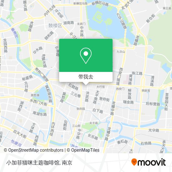 小加菲猫咪主题咖啡馆地图