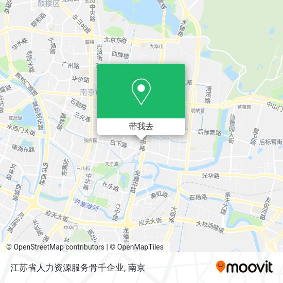 江苏省人力资源服务骨千企业地图