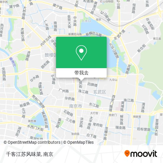 千客江苏风味菜地图
