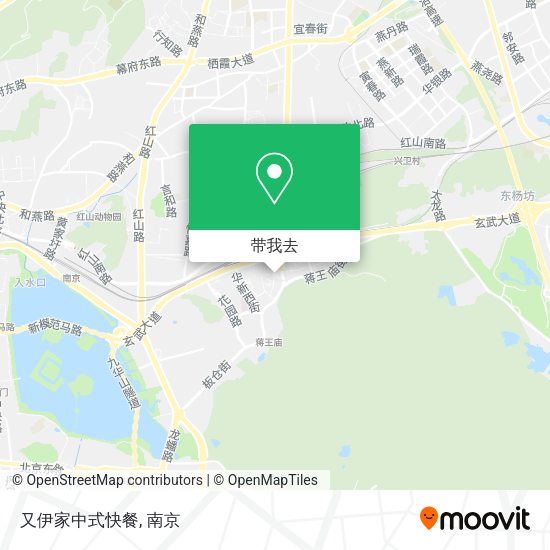 又伊家中式快餐地图