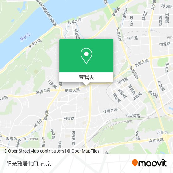 阳光雅居北门地图