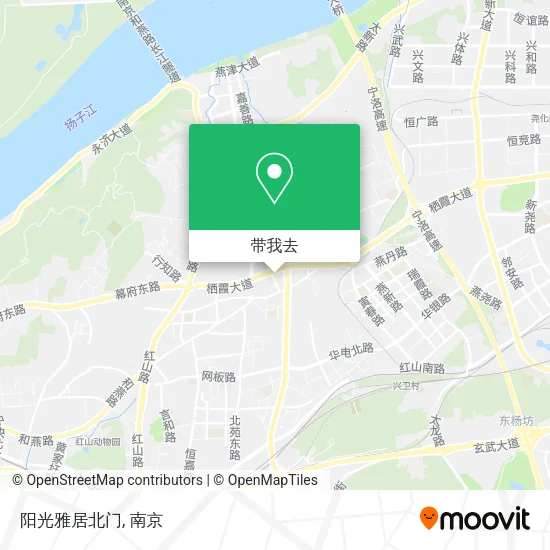 阳光雅居北门地图