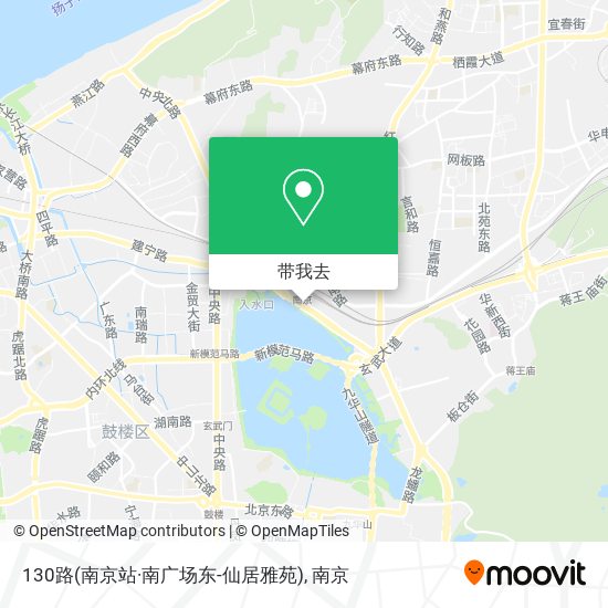 130路(南京站·南广场东-仙居雅苑)地图