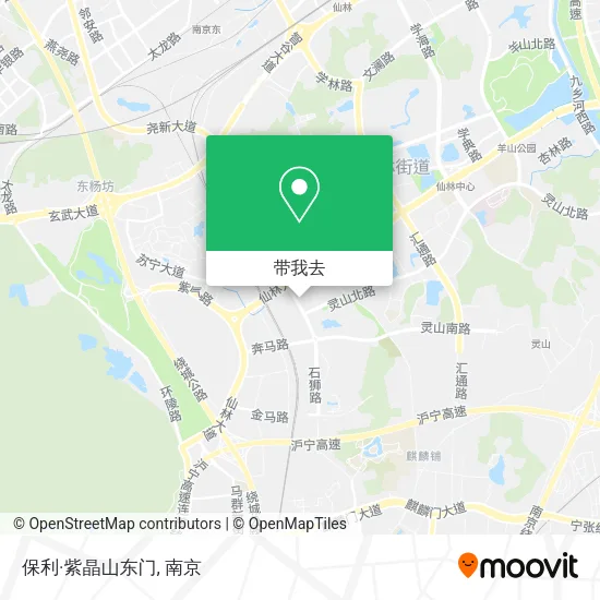 保利·紫晶山东门地图