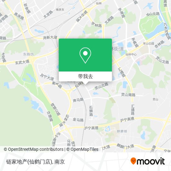 链家地产(仙鹤门店)地图