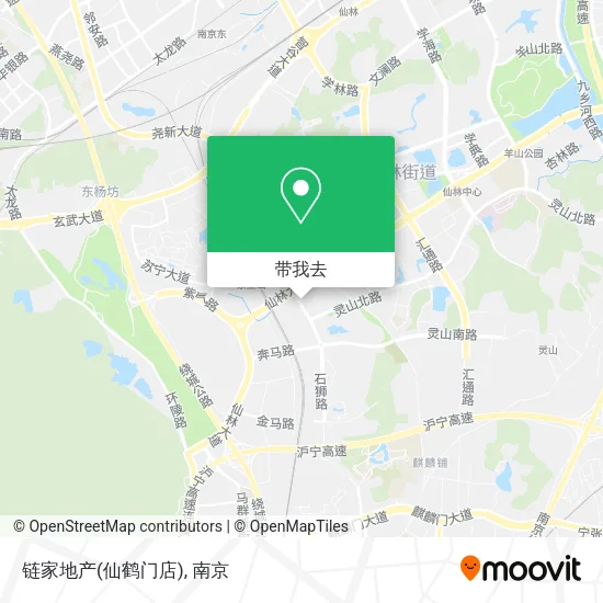 链家地产(仙鹤门店)地图