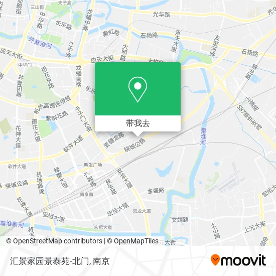 汇景家园景泰苑-北门地图