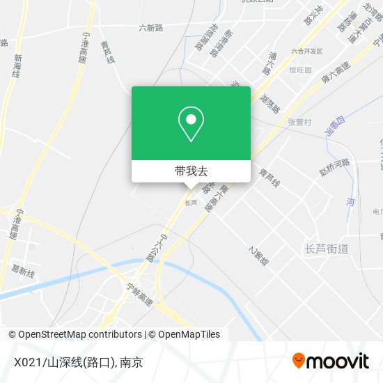 X021/山深线(路口)地图
