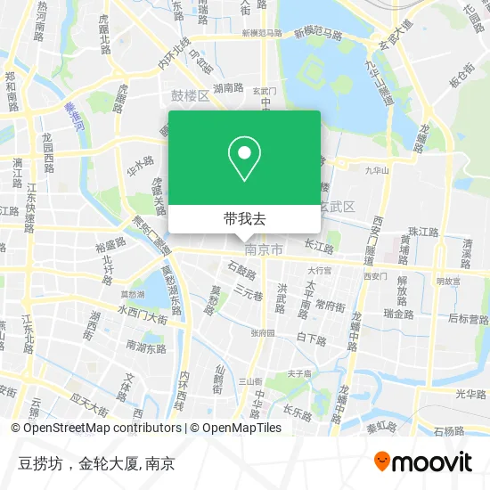 豆捞坊，金轮大厦地图