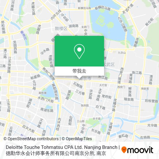 Deloitte Touche Tohmatsu CPA Ltd. Nanjing Branch | 德勤华永会计师事务所有限公司南京分所地图