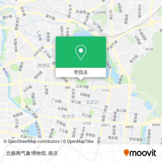 北极阁气象博物馆地图
