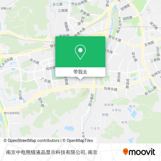 南京中电熊猫液晶显示科技有限公司地图