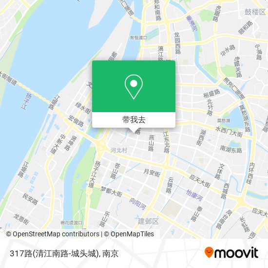 317路(清江南路-城头城)地图