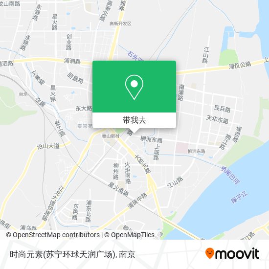 时尚元素(苏宁环球天润广场)地图