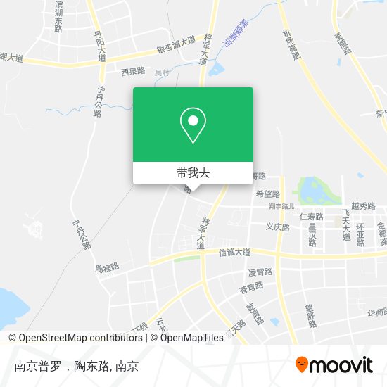 南京普罗，陶东路地图