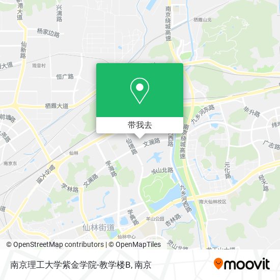 南京理工大学紫金学院-教学楼B地图