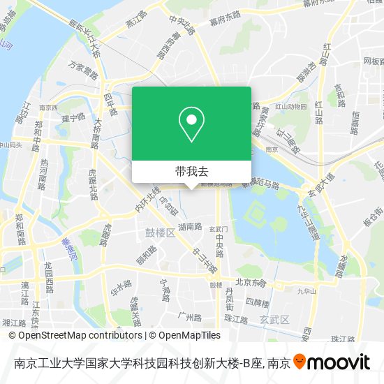 南京工业大学国家大学科技园科技创新大楼-B座地图