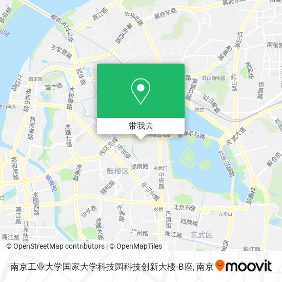 南京工业大学国家大学科技园科技创新大楼-B座地图