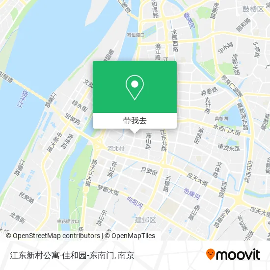 江东新村公寓·佳和园-东南门地图