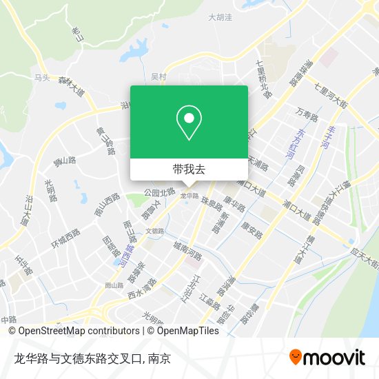 龙华路与文德东路交叉口地图