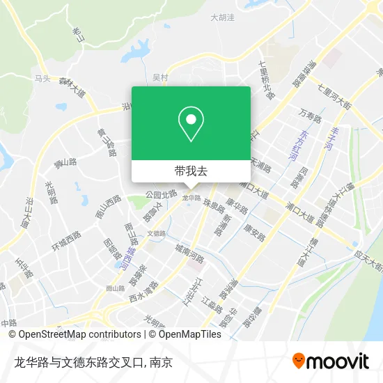 龙华路与文德东路交叉口地图