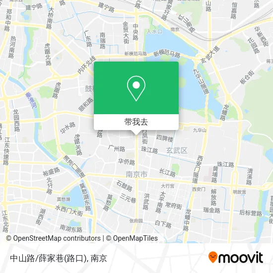 中山路/薛家巷(路口)地图