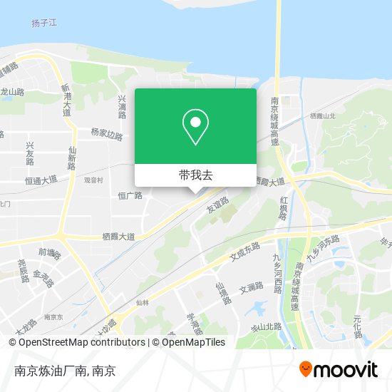 南京炼油厂南地图