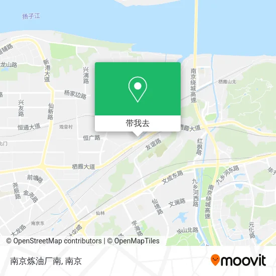 南京炼油厂南地图