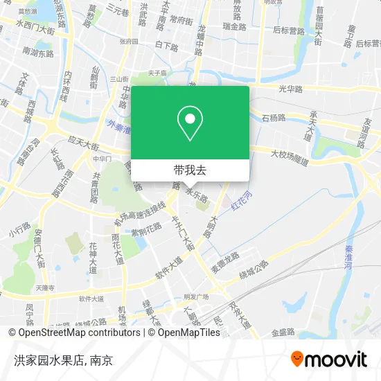 洪家园水果店地图