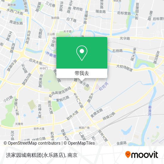 洪家园城南糕团(永乐路店)地图