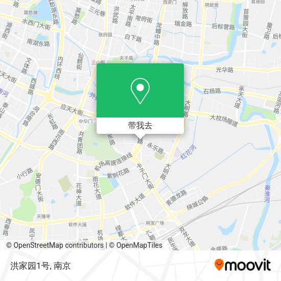 洪家园1号地图