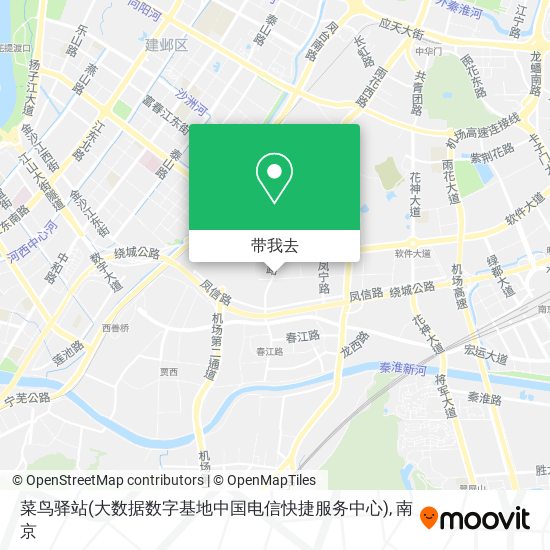 菜鸟驿站(大数据数字基地中国电信快捷服务中心)地图