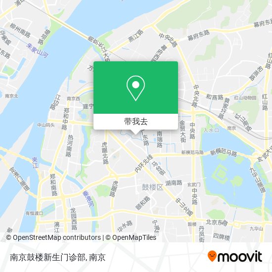 南京鼓楼新生门诊部地图