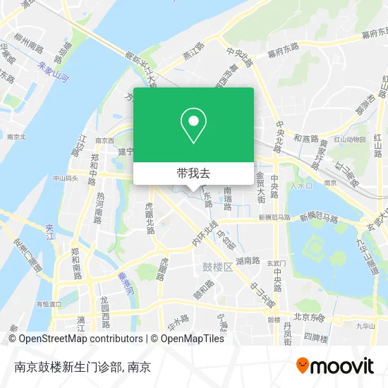 南京鼓楼新生门诊部地图