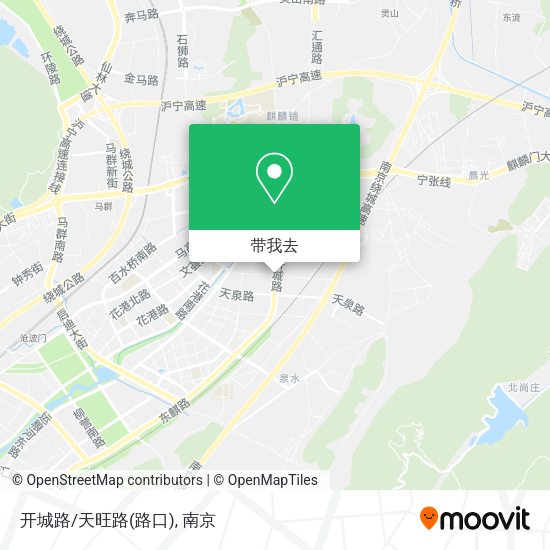 开城路/天旺路(路口)地图