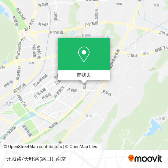 开城路/天旺路(路口)地图