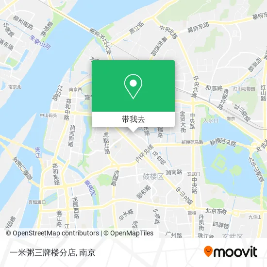 一米粥三牌楼分店地图