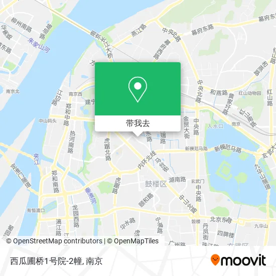 西瓜圃桥1号院-2幢地图
