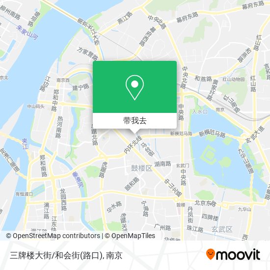 三牌楼大街/和会街(路口)地图