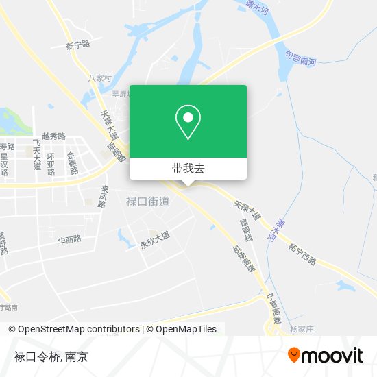 禄口令桥地图