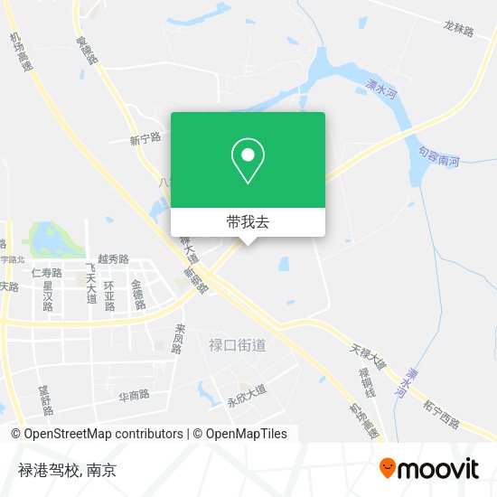禄港驾校地图