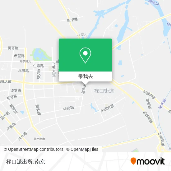 禄口派出所地图