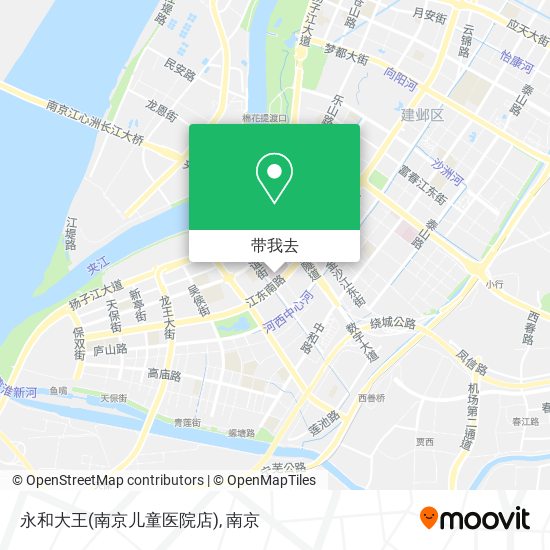 永和大王(南京儿童医院店)地图