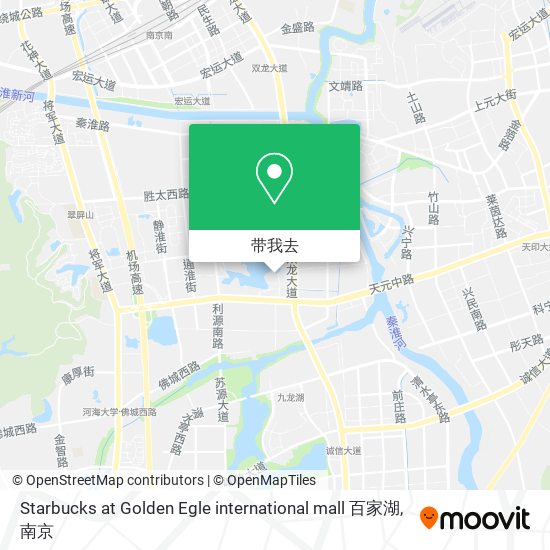 Starbucks at Golden Egle international mall 百家湖地图