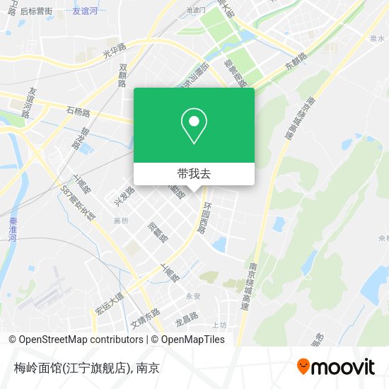 梅岭面馆(江宁旗舰店)地图