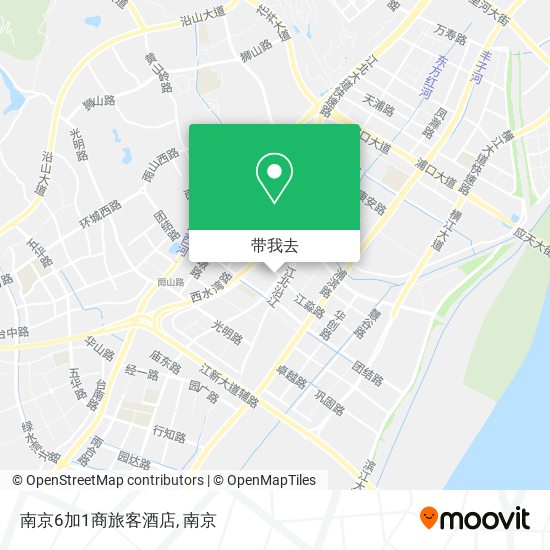 南京6加1商旅客酒店地图